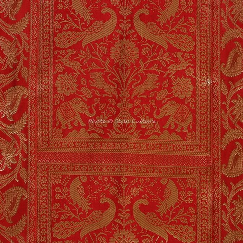 Brocade Jacquard Hot Dog Pillow Case Car Sofa Boho Room Decorative Bolster Cover - Picture 5 of 7