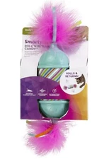 SmartyKat Roll 'N Return Mysterious Motion Rolling Candy Cat Toy