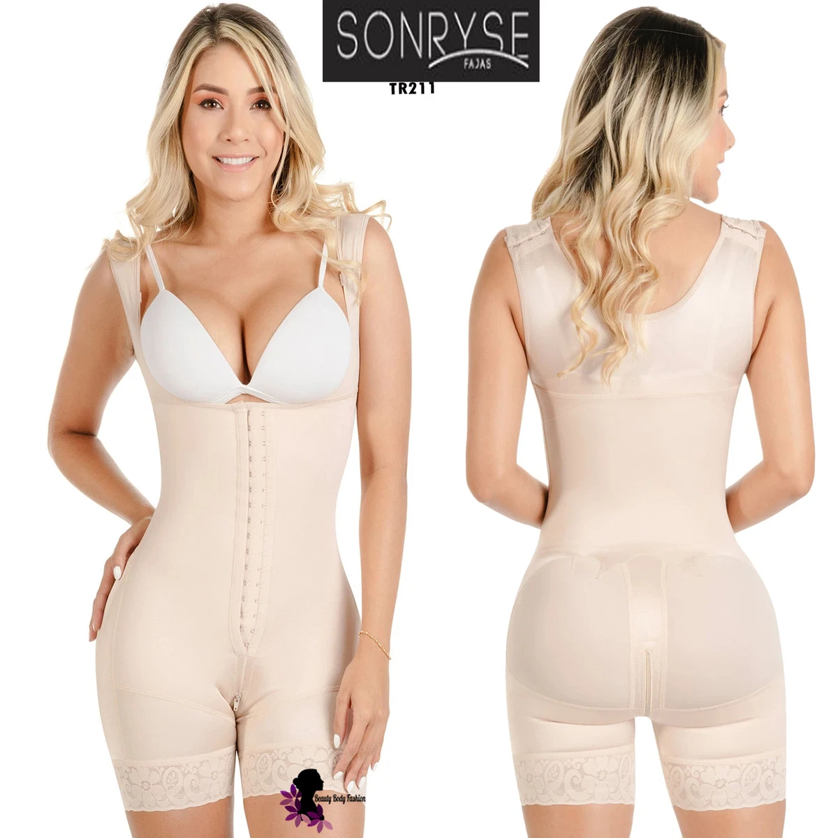 Sonryse Postpaturm Body Shapers Colombian Reductoras Fajas Slim Zipper  Crotch