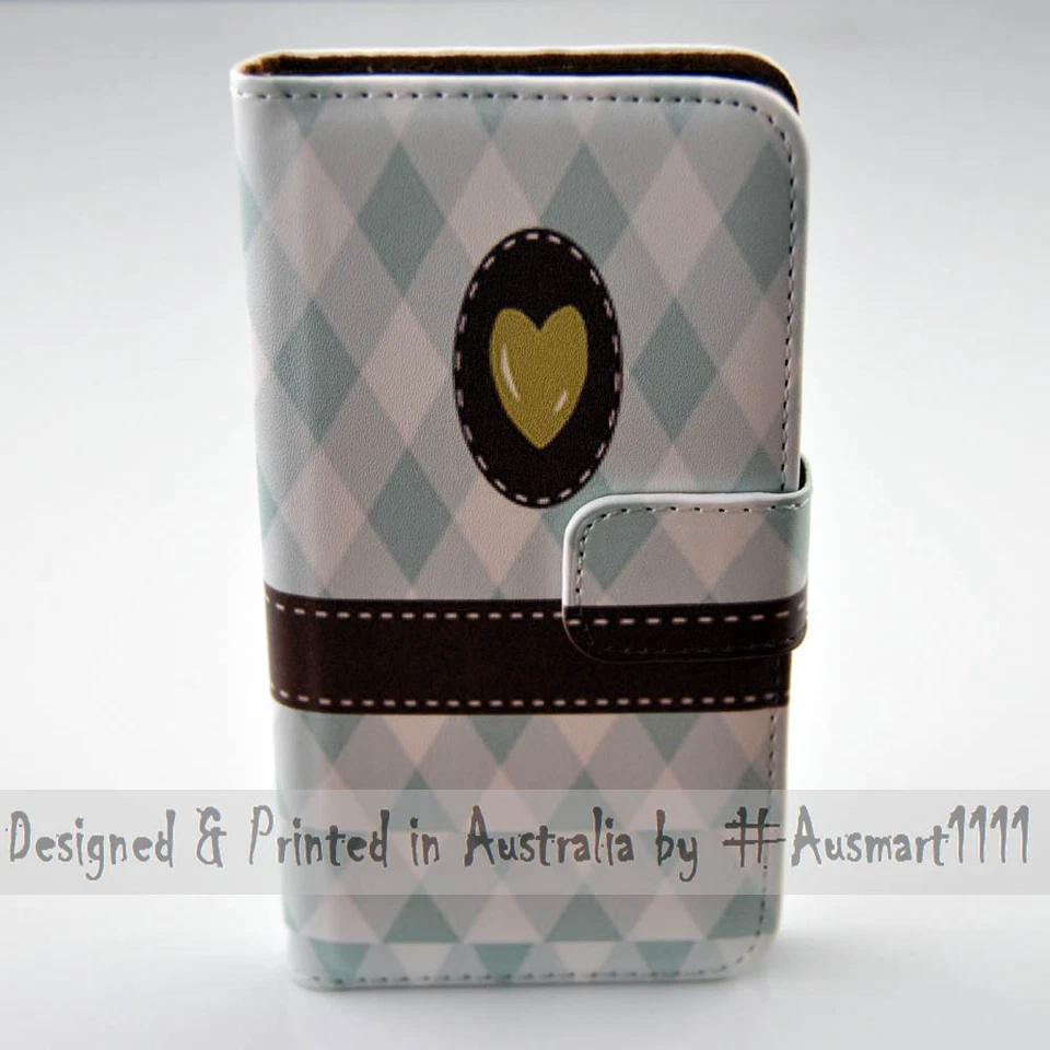 Para Nokia Series - Funda Cartera Temática Impresión Damas Azules Teléfono Móvil Foto 2 de 3