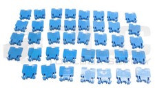 LOT OF 39 NEW ALLEN BRADLEY 1492 STYLE CA CONTACT BLOCK BLUE