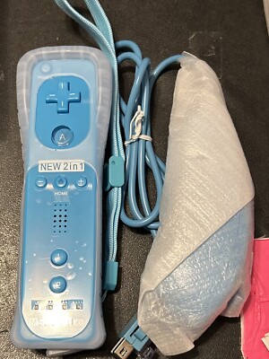 Built In Motion Plus Wii Remote & Nunchuck Controller For Wii & Wii U