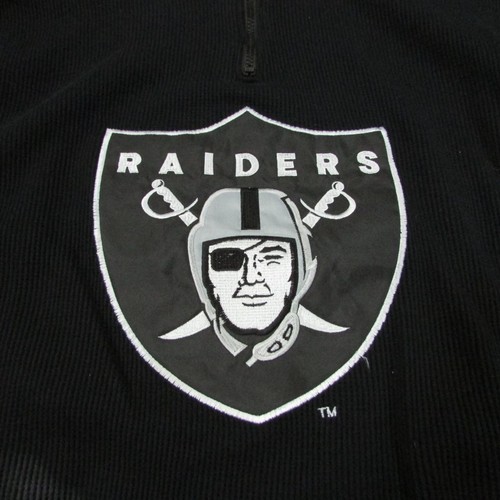 Pull de démarrage de football thermique Oakland Raiders taille L - Photo 3/7