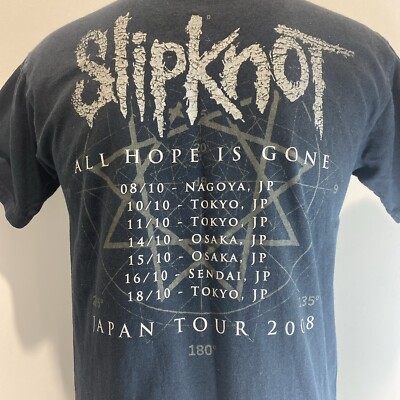 SLIPKNOT ツアーＴシャツ　Ｌ　ALL HOPE IS GONE 2008 2008 Slipknot All Hope is Gone era, All over print shirt L