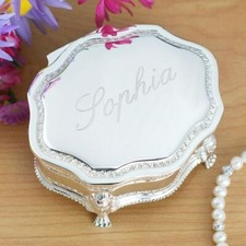 Personalized Princess Jewelry Box Add Name