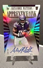 2019 Elite ALEXANDER MATTISON #/25 Auto Apprentice Ink Rookie🔥Minnesota Vikings