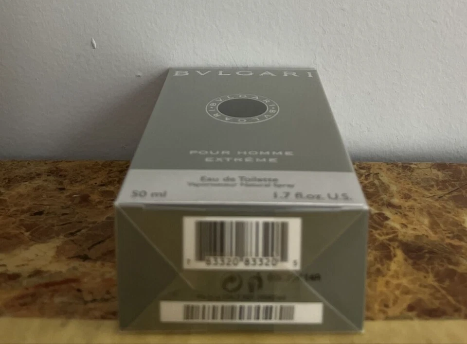 Bvlgari Extreme Pour Homme da Bulgari 1,7 oz/50 ml Eau de Toilette spray colônia masculina lacrada - Imagem 3 de 3