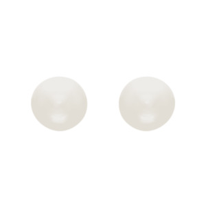 Welry 8-8.5 mm Freshwater Pearl Stud Earrings in 14K Yellow Gold - Click1Get2 Black Friday