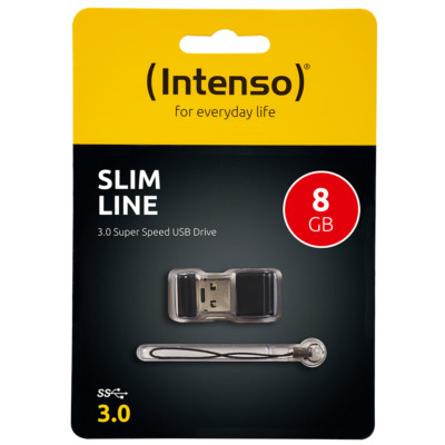 kQ Intenso Slim Line 8 GB USB Stick USB 3.0 SUPERSPEED