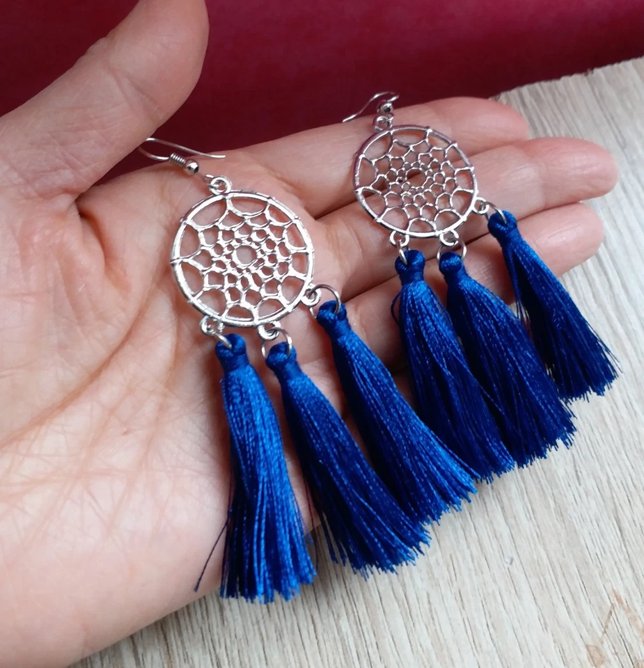 Dream new Catcher Tassel Earrings Dangle hook jewellery - Image 2 of 4