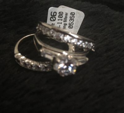 925 Silber Ringe Größe 06 X 3
