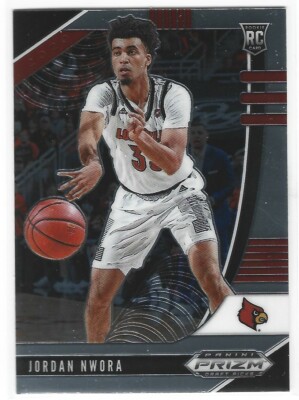 JORDAN NWORA 2020-21 PRIZM DRAFT ROOKIE #78 BUCKS LOUISVILLE S4