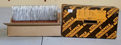 NOS Stackpole 688x Pcs Carbon Comp Resistors 130 ohms 1/4 Watt 5% Allen ...