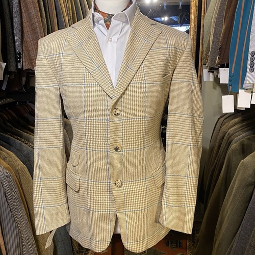 Chaqueta Blazer Traje de Campo Atrevido Cuadros Tweed Seda 40R DAKS De Colección Para Hombres - Imagen 4 de 12