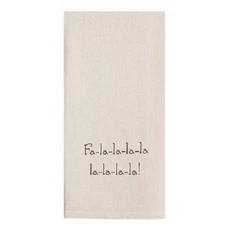  Fa La La Towel, 18 by 28in, Home Collection by Raghu Buttermilk New