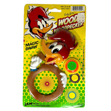 Vintage JA-RU Woody Woodpecker Magic Draw Spirograph Kit Walter Lantz 1992 NEW 