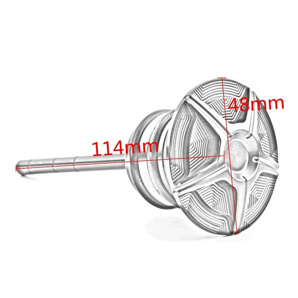 Varilla de medición de aceite CNC para motocicleta Harley Softail FXST 1984-1999 Sportster 883 1200 Foto 2 de 4