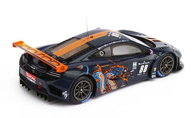 McLAREN MP4-12C GT3 RACE CAR 24 HOURS SPA 1:18 TSM131815R TRUE