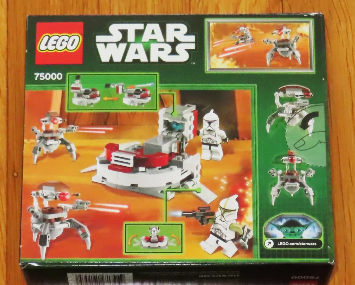 LEGO NEW SEALED STARWARS SET 75000 Clone Troopers vs Droidekas