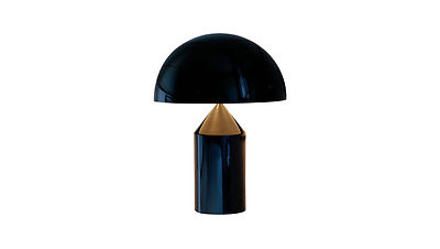 Oluce, Atollo 238 Black, Vico Magistretti, 1977
