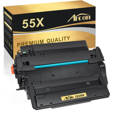 CE255X 55X Black Toner Cartridge For HP LaserJet Pro P3015n P3015x P3016 Printer