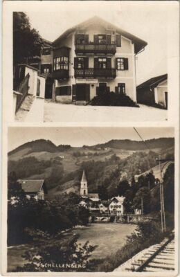 Old postcard postcard Schellenberg - house - village part GERMANY (1065394)