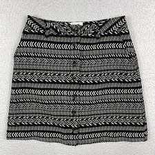 Anthropologie Maeve Skirt Womens 4 Button Front A Line Career Lined Work Casual