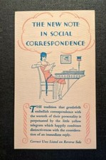Vintage Western Union Advertisement Ephemera