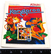 Vintage Kangaroo Atari 2600 Insert Game Instruction Manual Booklet Only