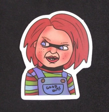 Child's Play Horror Movies Chucky Sticker 2.18" x 1.75" K 