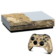 Xbox One S Console Skins Decal Wrap ONLY Brown Desert Camo camouflage