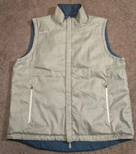 Zero Restriction Kiely Water Repellent Reversible Vest Blue / Gray Men's Large