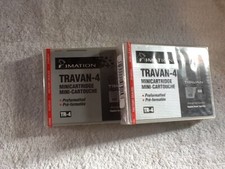 2 x IMATION/3M TRAVAN 4 TR-4 MINI CARTRIDGE 4...