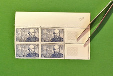 1951   Y&T  909 VERLAINE  BLOC DE 4 TTB