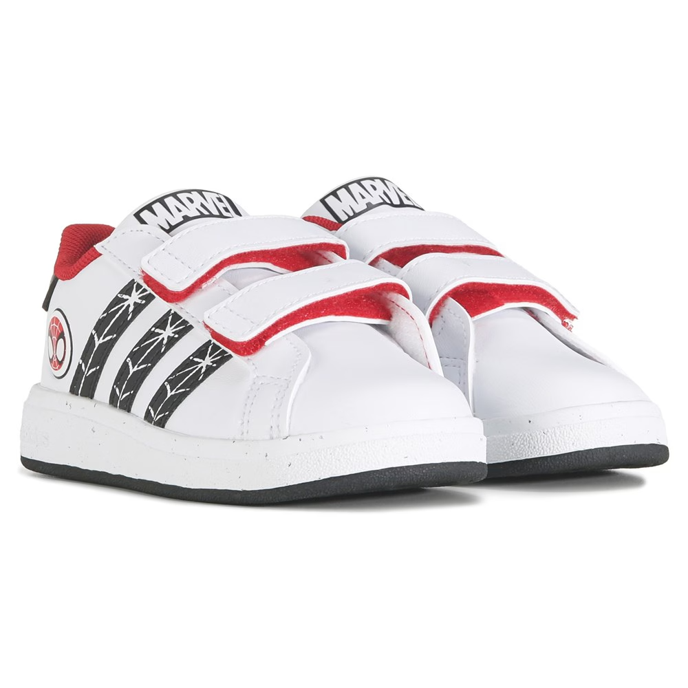 New Adidas Grand Court Marvel Spiderman Sneaker Toddler