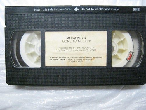 The McKameys - Gone To Meetin' Live Concert 1988 VHS SOUTHERN GOSPEL - Imagen 3 de 4