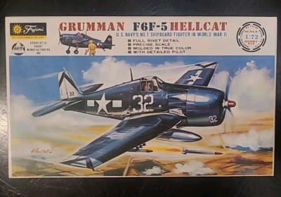Fujimi Grumman F6F-5 Hellcat 1/72 Vintage Model Kit 0712 - NIOB SEALED CONTENTS