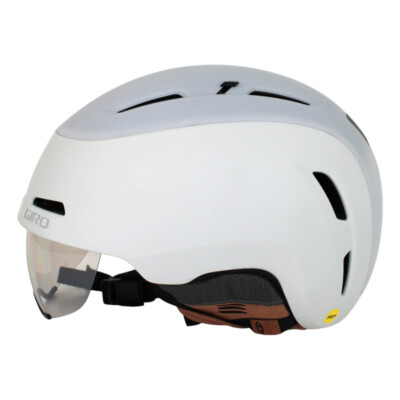 Giro 7079104 Bexley MIPS Fahrradhelm LED Rücklicht in Matte White Large 59-63 cm