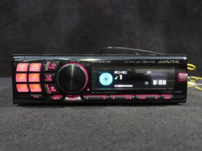 ALPINE CDA-117Ji 1DIN Car Stereo Audio CD Deck MP3 WMA AAC USB