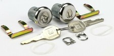 1969-1980 Corvette Door Lock Set Round Head Keys Key Gm Cars Without Power Locks 1969-1980 Corvette Door Lock Set Round Head Keys Key Gm Cars Without Power Locks