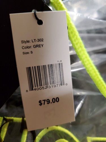 Le Tigre Embroidered Fleece Hoodie LT-302 Gray MSRP $79 Free Ship - Picture 9 of 9