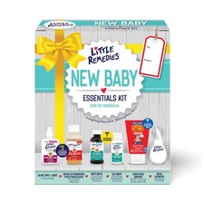 Little Remedies New Baby Essentials Kit with Saline Nasal Spray, Diaper Rash