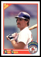 Wade Boggs 1990 Score #704 Boston Red Sox MLB READ FREE SHIPPING AutographDen