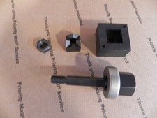 Greenlee 1" Square punch(60017), die(60018) Knockout with stud(60018) used once
