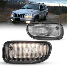 Fog Lights For 99-03 Jeep Grand Cherokee Clear Lens Replace Lamp Pair Leftright