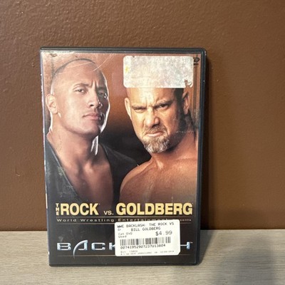 WWE - Backlash 2003 (DVD, 2003) Goldberg vs. the Rock