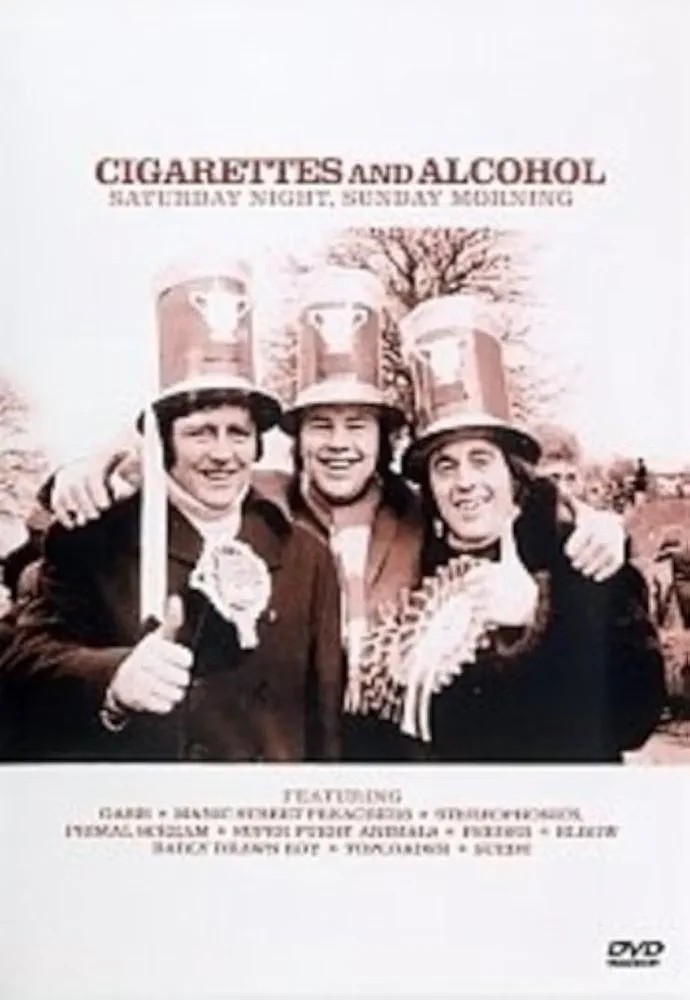 CIGARETTES AND ALCOHOL SATURDAY NIGHT,  SUNDAY MORNING DVD IN GWC #PB