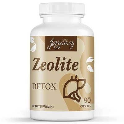 Jovianoy Zeolite Detox Capsules, Organic 90 Count (Pack of 1), White