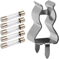Vltg Sicherungshalterclips 6,3 X 32 Mm 2 A Groß T TräGe 5 Glassicherungen