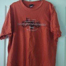 Harley-Davidson Daytona Beach FL Graphic T-Shirt, Orange, 2XL